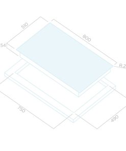 Bếp từ Elica LIEN DIAMOND 805 WH - 6 Bếp từ Elica LIEN DIAMOND 805 WH - 5