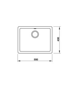 Chậu đá Hafele galba hs-gs5543 – màu kem 570.35.430 - 32 Chậu đá Hafele galba hs-gs5543 – màu kem 570.35.430 - 31