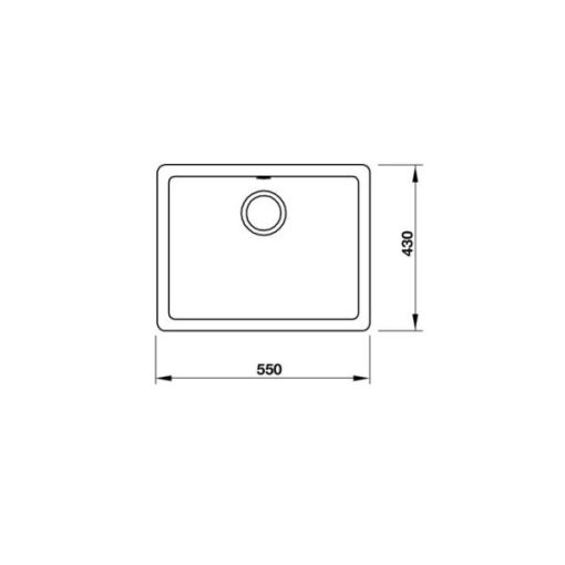Chậu đá Hafele HS19-GEN1S60 570.35.530 - 3