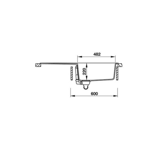 Chậu Đá HAFELE Julius Hs-Gsd10050 570.36.450 - 5