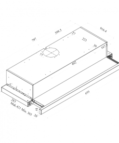 MÁY HÚT MÙI BẾP ÂM TỦ FAGOR 3AF3-741X - 6 FAGOR 3AF3-741X