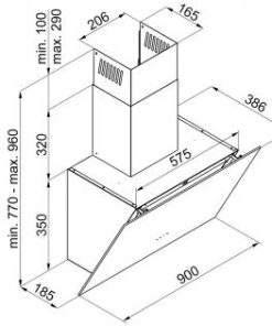 MÁY HÚT MÙI GẮN TƯỜNG FAGOR 3CFT-903N - 6 FAGOR 3CFT-903N