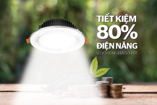 Downlight viền bạc 1 màu Sunhouse SHE-DL01-1/7w-VB - 5