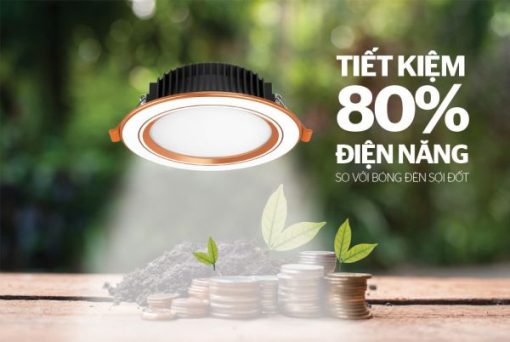 Downlight viền vàng 1 màu Sunhouse SHE-DL02-1/9w-VV - 5