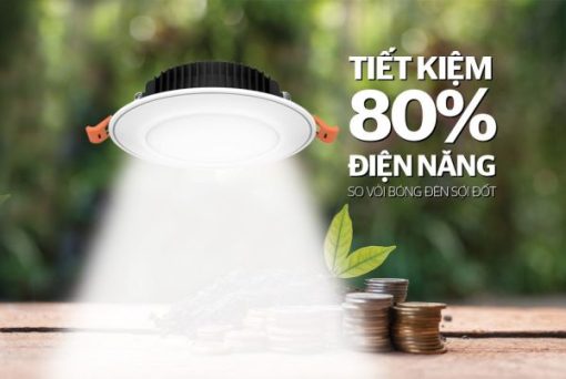 Downlight mặt cong bạc 1 màu Sunhouse SHE-DL04-1/7w-MCB - 5