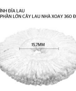 BÔNG LAU NHÀ MICROFIBER XOAY 360 ĐỘ SUNHOUSE KS-CO350M - 11