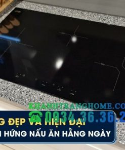 Bếp điện từ 3 vùng nấu Malloca MH 03IR N / Bếp 2 từ 1 điện, kính Eurokera chấm bi - 7 BẾP ĐIỆN TỪ 3 VÙNG NẤU MALLOCA MH 03IR N