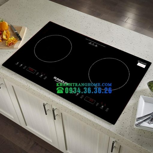 BẾP ĐIỆN TỪ ĐÔI SUNHOUSE SHB9101