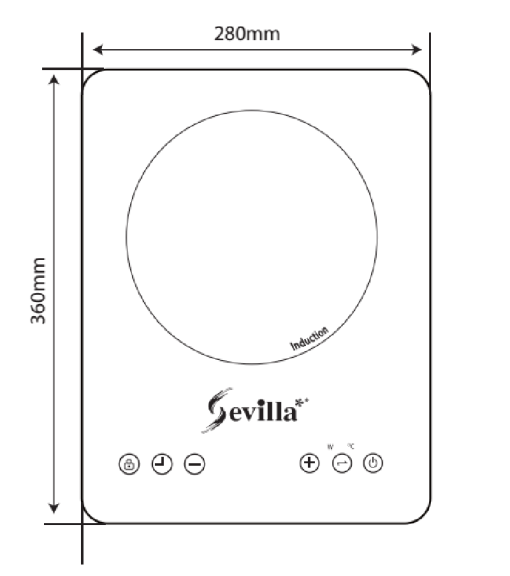 BẾP TỪ ĐƠN CAO CẤP SEVILLA SV – 10T