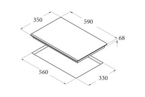 Bếp từ Cata IB 2 PLUS BK