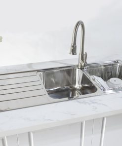 CHẬU RỬA BÁT KONOX Artusi KS11650 1D BÀN TRÁI - 13 CHẬU RỬA BÁT KONOX Artusi KS11650 1D BÀN TRÁI