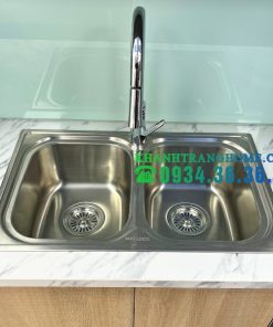 Chậu rửa chén Malloca MS-1001 NEW - 7 CHẬU RỬA CHÉN MALLOCA MS-1001 NEW