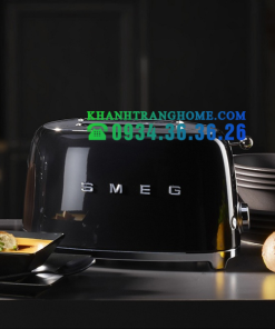 MÁY NƯỚNG BÁNH MÌ 2 LÁT THẬP NIÊN 50 MÀU ĐEN SMEG TSF01BLEU 535 43 660