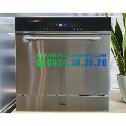 MÁY RỬA CHÉN TEXGIO H595DT08S - 8 BỘ SẤY KHÍ NÓNG
