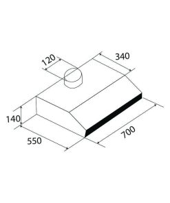 Máy Hút Mùi Cổ Điển KAFF KF-70I - 8 Máy Hút Mùi Cổ Điển KAFF KF-70I