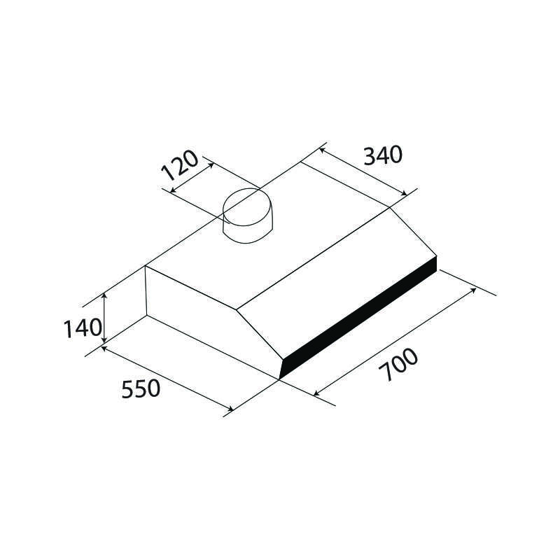 Máy Hút Mùi Cổ Điển KAFF KF-70I