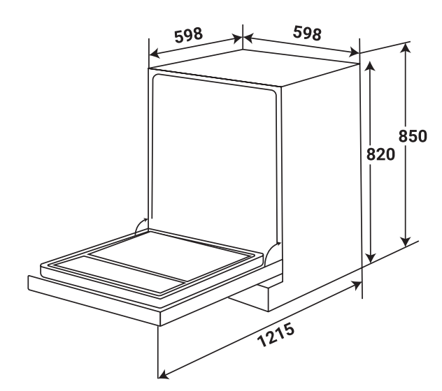 MÁY RỬA CHÉN KAFF KF-SPA230