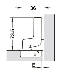 Bản Lề Metalla Sm 110 Độ, Giảm Chấn, Inox 304, Trọn Bộ Diy 483.01.720 - 27