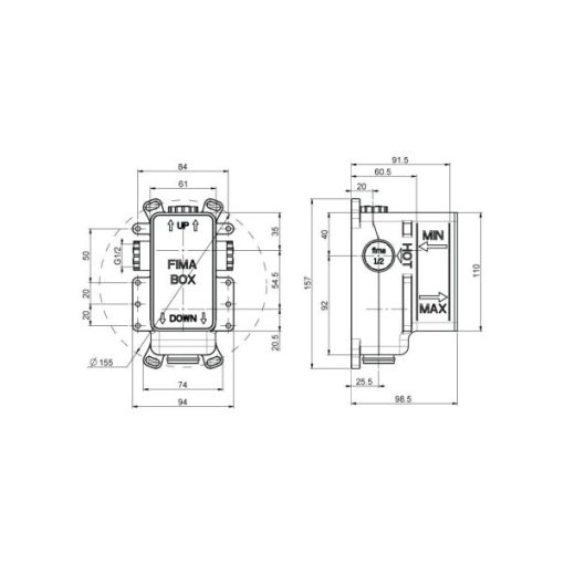 Bộ Âm Cho Bộ Trộn Sen Tắm/ Bồn Tắm Âm Tường Hafele 485.60.990 - 5