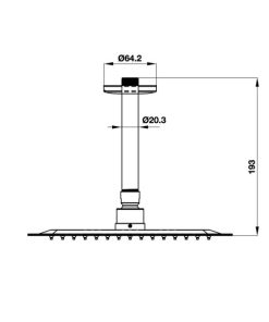 Sen Đầu Gắn Trần Hafele Airsense 485.60.623 - 14 Sen Đầu Gắn Trần Hafele Airsense 485.60.623 - 13