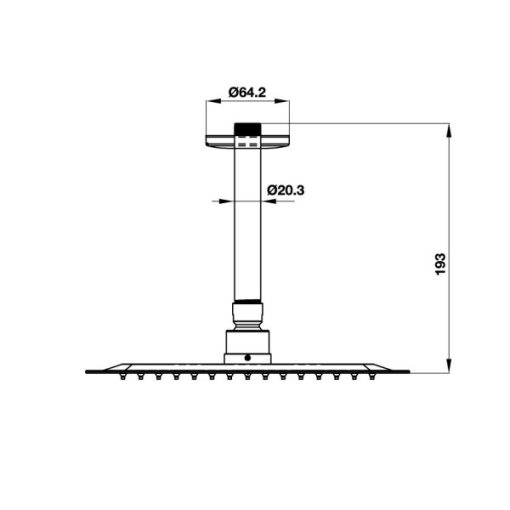 Sen Đầu Gắn Trần Hafele Airsense 485.60.623 - 7