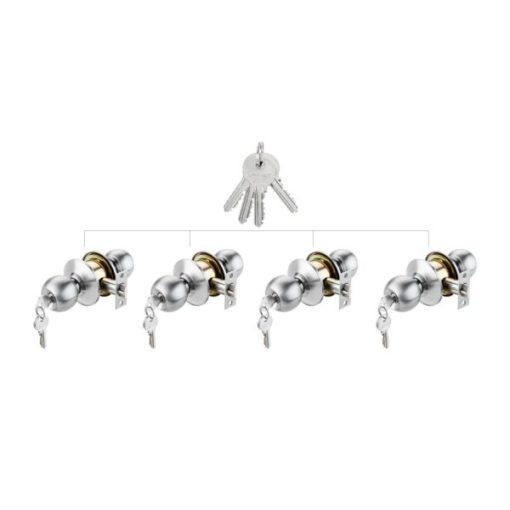 Bộ Khóa Tròn Có Chìa Chủ Hafele 489.93.252 - 9