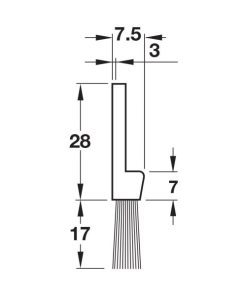Diy Thanh Chắn Bụi Dạng Chổi, Dán Keo 489.97.710 - 13