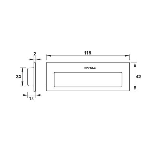 DIY Tay nắm âm 115x42 489.72.130 - 11