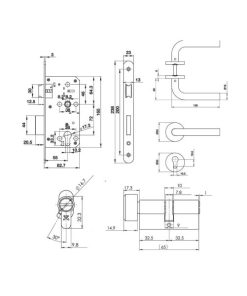 Bộ Tay Nắm Nắp Chụp Tròn Kiểu G1 Hafele 499.62.505 - 14 Bộ Tay Nắm Nắp Chụp Tròn Kiểu G1 Hafele 499.62.505 - 13