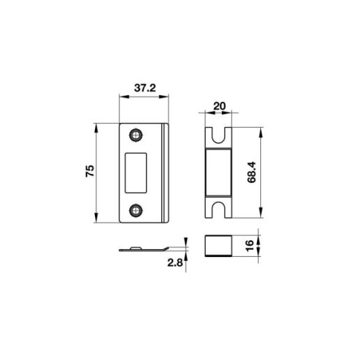 Bộ Khóa Tay Nắm Gạt 2 Chức Năng Hafele 489.10.820 - 13