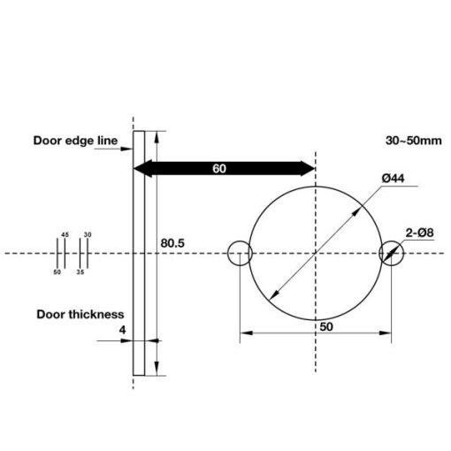 Bộ Khóa Tay Nắm Gạt 2 Chức Năng Hafele 489.10.820 - 15