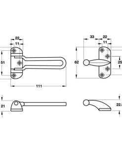 Chốt An Toàn Hafele 489.15.001 - 10 Chốt An Toàn Hafele 489.15.001 - 9