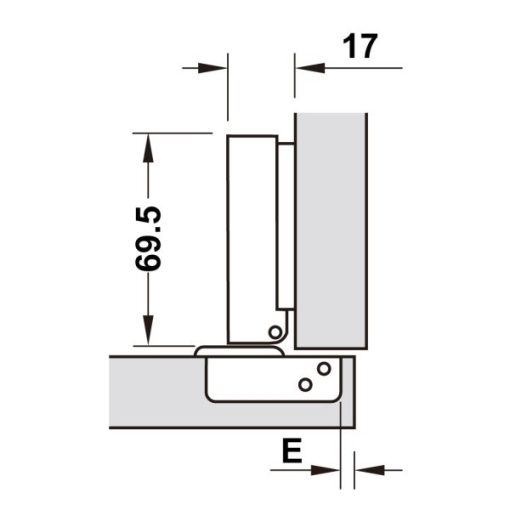 Bản Lề Metalla Sm 110 Độ, Giảm Chấn, Trọn Bộ Diy 493.03.022 - 5