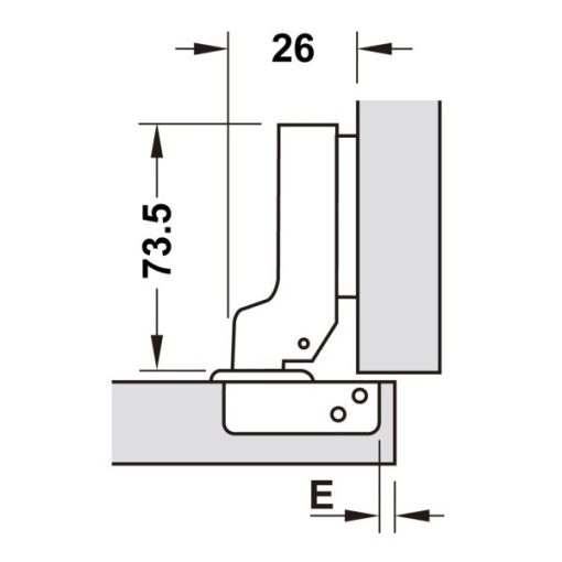 Bản Lề Metalla Sm 110 Độ, Giảm Chấn, Trọn Bộ Diy 493.03.022 - 9