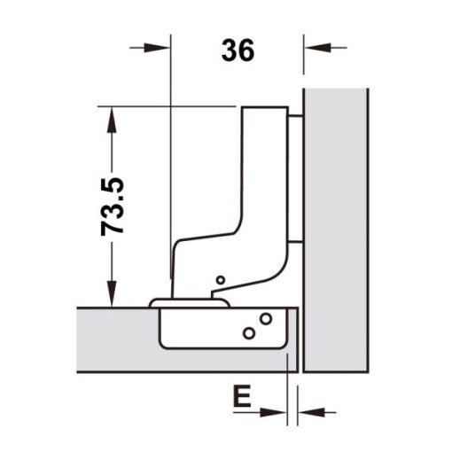 Bản Lề Metalla Sm 110 Độ, Giảm Chấn, Trọn Bộ Diy 493.03.022 - 13