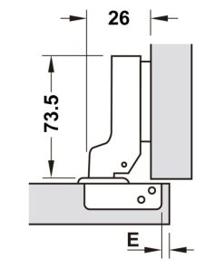 Bản Lề Metalla A 110 Độ, Giảm Chấn, Trọn Bộ Diy 493.03.025 - 23