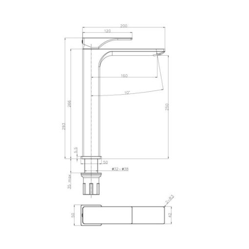 Vòi Hafele Lavabo Regal 250 495.61.121 - 5