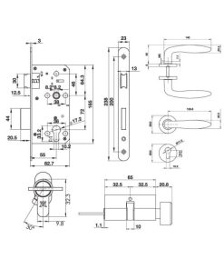Bộ Tay Nắm Nắp Chụp Tròn Kiểu Oval Hafele 499.63.801 - 10 Bộ Tay Nắm Nắp Chụp Tròn Kiểu Oval Hafele 499.63.801 - 9