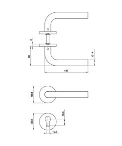 Tay Nắm Gạt Nắp Chụp Tròn Kiểu G1 Hafele 499.62.673 - 9