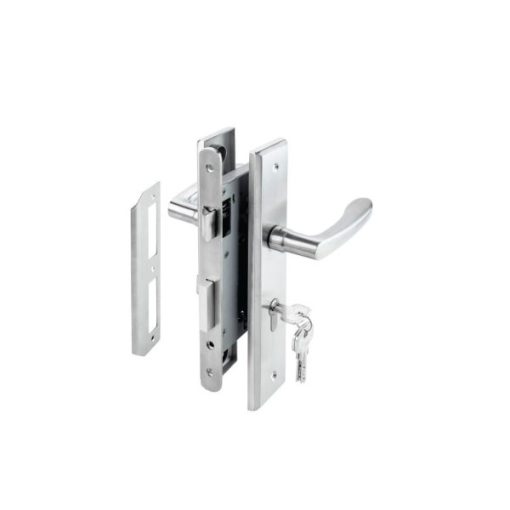 Bộ Tay Nắm Đế Dài Kiểu Oval (Tay Nắm - Thân Khóa - Ruột) Hafele 499.62.503 - 1