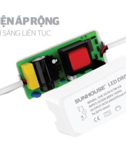 Downlight viền bạc 1 màu Sunhouse SHE-DL01-1/7w-VB - 19