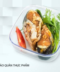 Bộ 4 hộp bảo quản thực phẩm thông minh tặng rổ Biozone KB-SM4S01R - 27