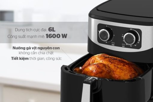 Nồi chiên không dầu 6L Sunhouse SHD4062 - 3