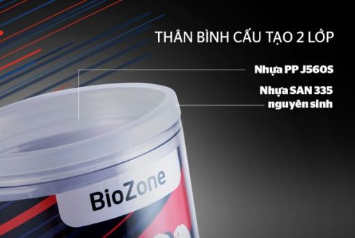 Bình giữ nhiệt BioZone 500ml nắp màu đen - 7