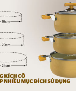 Bộ nồi Anod SUNHOUSE SHG2703GA - 20 Bộ nồi Anod SUNHOUSE SHG2703GA - 19