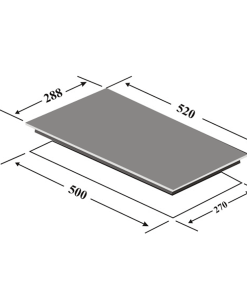 Bếp Domino Điện KAFF KF-330DC