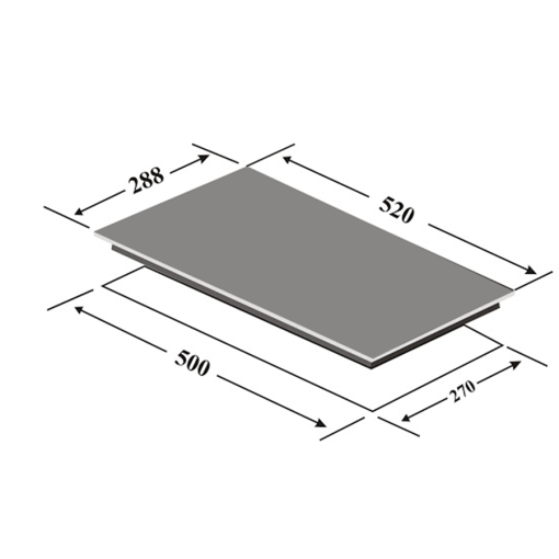 Bếp Domino Điện KAFF KF-330DC