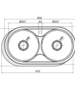 Chậu rửa Cata R-2 AG