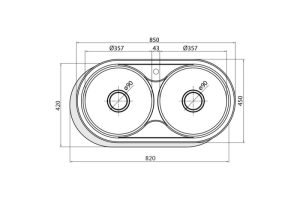 Chậu rửa Cata R-2 AG