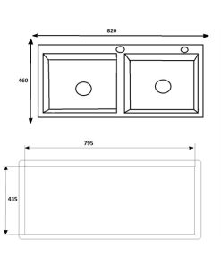 Chậu rửa Handmade Nano Treatment Eurosun EU-8246HS